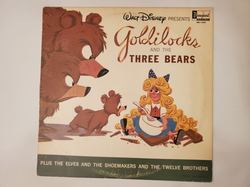 Walt Disney Goldilocks and the Three Bears vinyl record